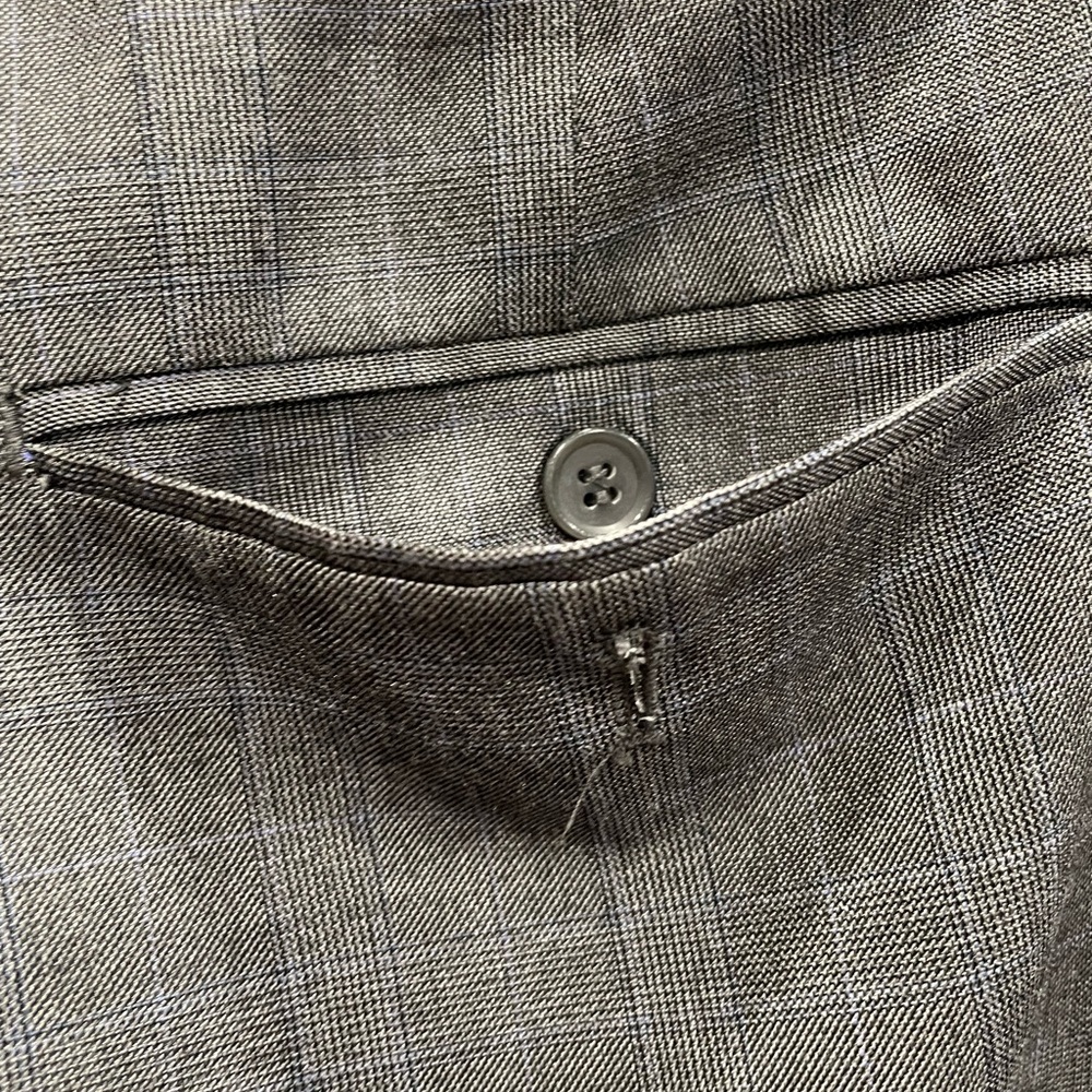 TAILORED GRAY HENRY SLACKS - Picture 4 of 8